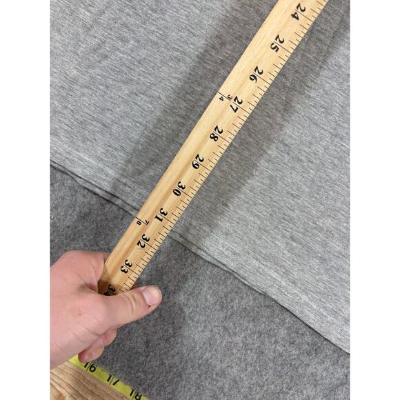 VTG 90s Lands End Norman Rockwell Rosie The Riveter Shirt Mens Gray Patriotic XL - Picture 3 of 7